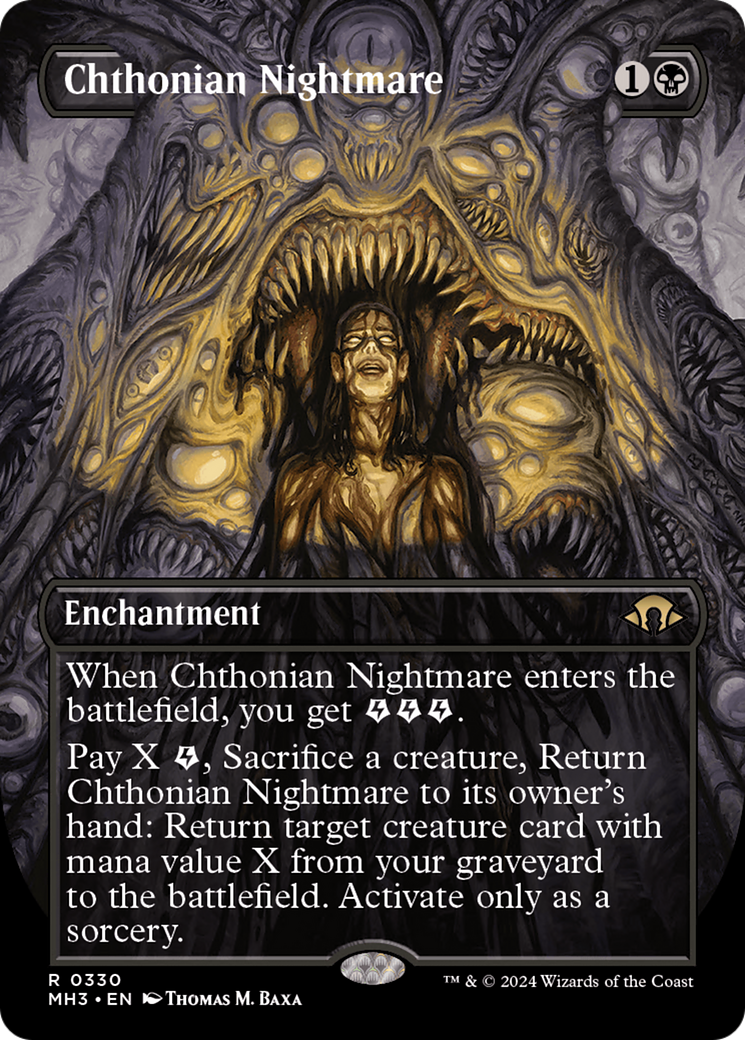 Chthonian Nightmare (Borderless) [Modern Horizons 3] | Tabernacle Games