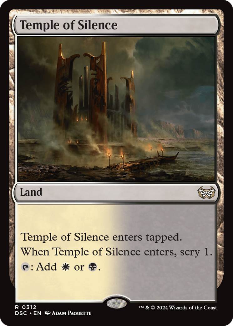 Temple of Silence [Duskmourn: House of Horror Commander] | Tabernacle Games