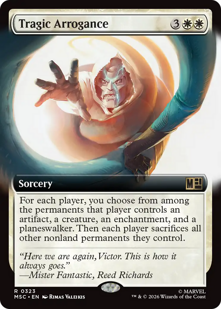 Tragic Arrogance (Extended Art) [Marvel Super Heroes Commander] | Tabernacle Games
