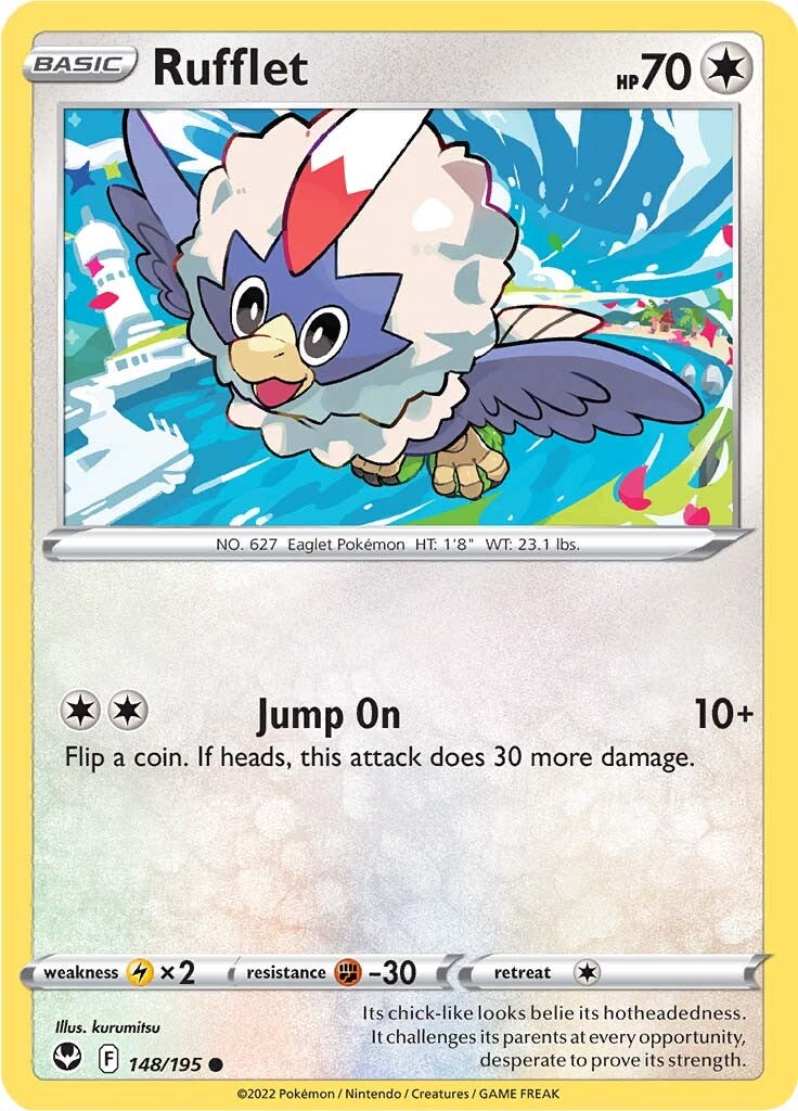 Rufflet (148/195) [Sword & Shield: Silver Tempest] | Tabernacle Games