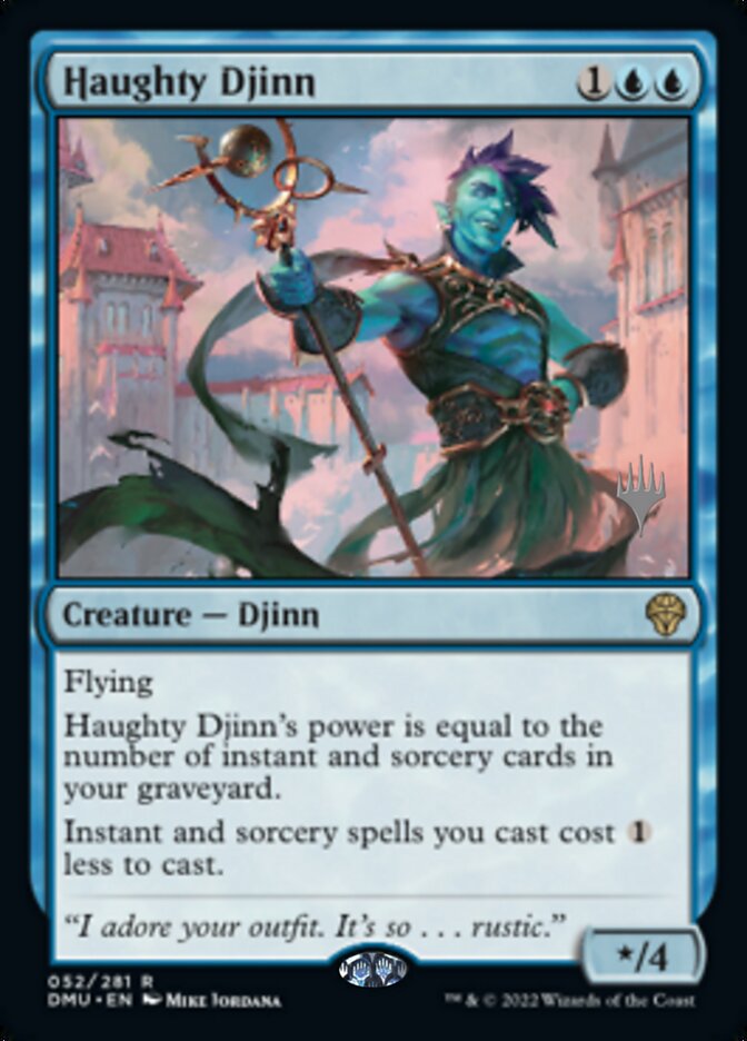 Haughty Djinn (Promo Pack) [Dominaria United Promos] | Tabernacle Games