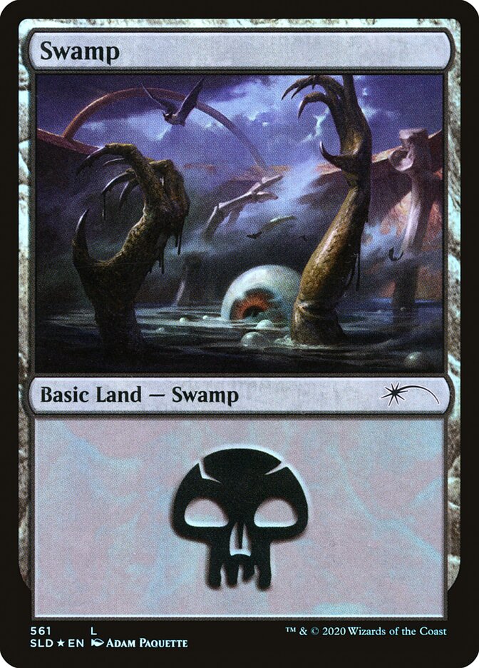 Swamp (Witchcraft) (561) [Secret Lair Drop Promos] | Tabernacle Games