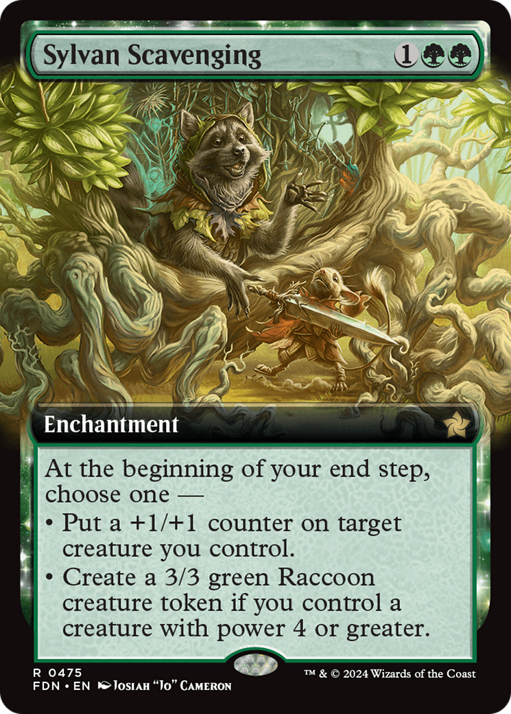 Sylvan Scavenging (Extended Art) [Foundations] | Tabernacle Games