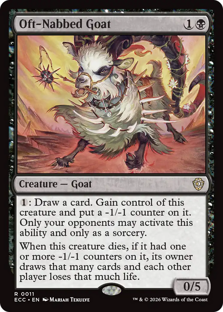 Oft-Nabbed Goat [Lorwyn Eclipsed Commander] | Tabernacle Games
