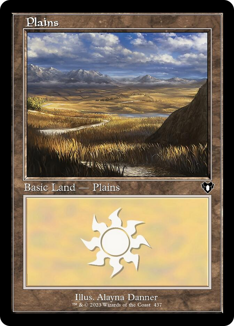 Plains (437) (Retro) [Commander Masters] | Tabernacle Games