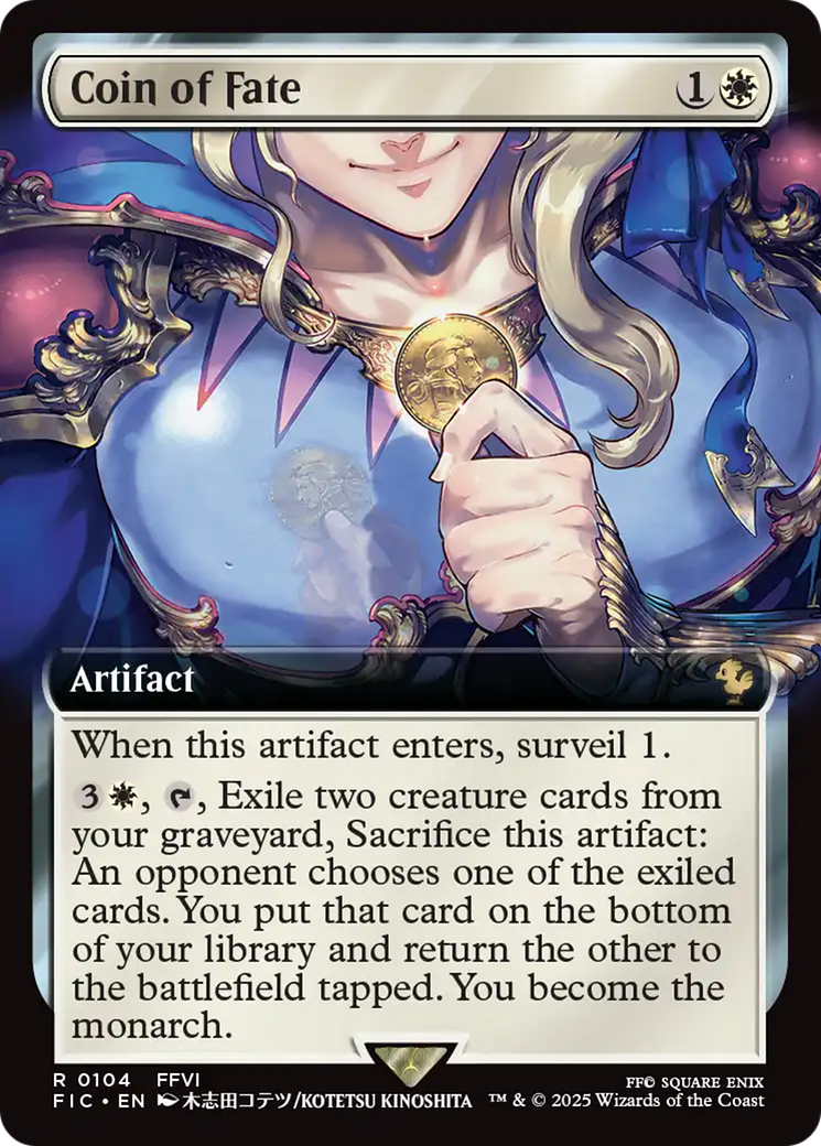 Coin of Fate (Extended Art) [FINAL FANTASY Commander] | Tabernacle Games