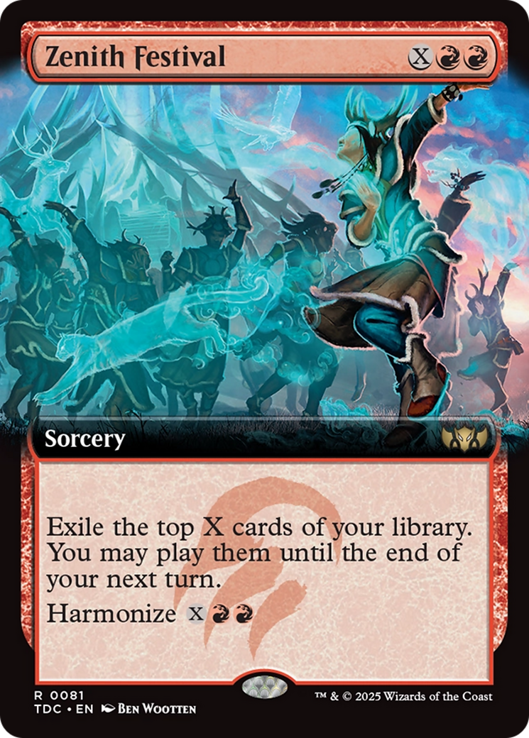 Zenith Festival (Extended Art) [Tarkir: Dragonstorm Commander] | Tabernacle Games