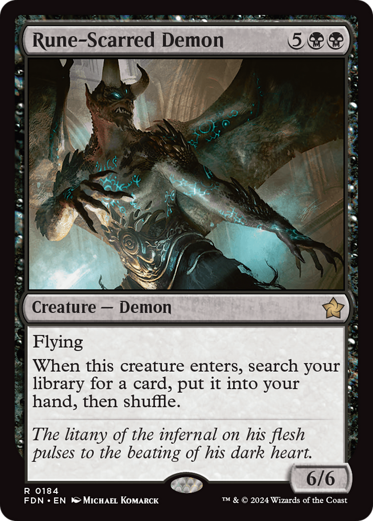 Rune-Scarred Demon [Foundations] | Tabernacle Games