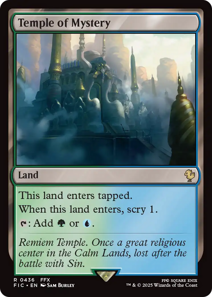 Temple of Mystery [FINAL FANTASY Commander] | Tabernacle Games