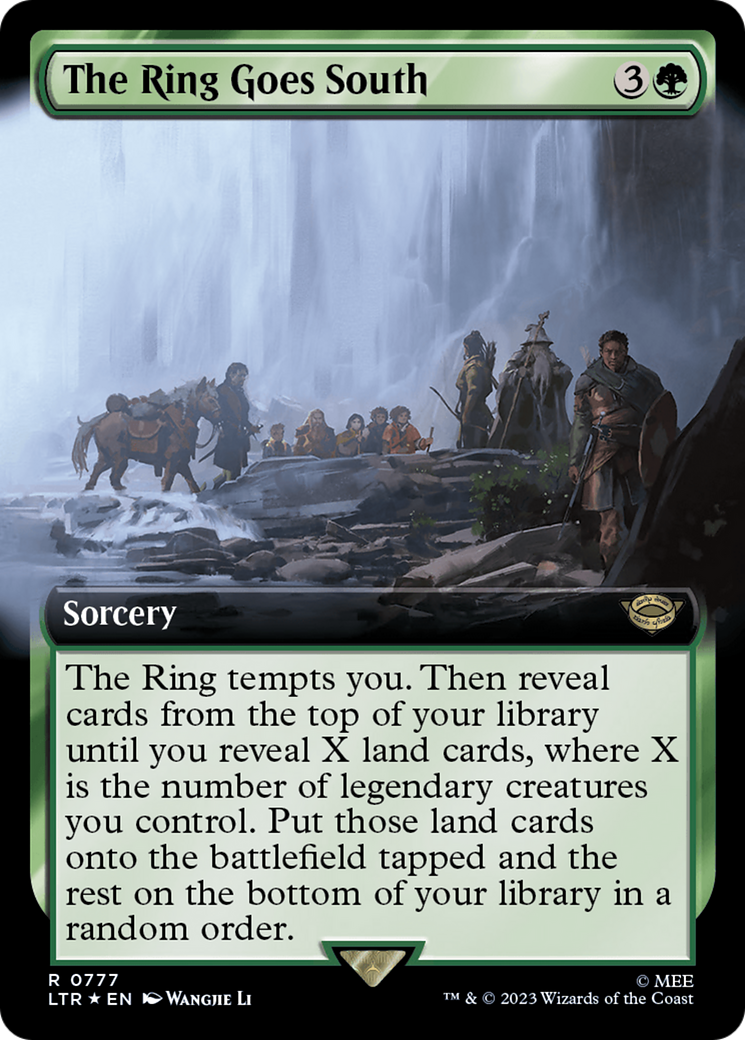 The Ring Goes South (Extended Art) (Surge Foil) [The Lord of the Rings: Tales of Middle-Earth] | Tabernacle Games