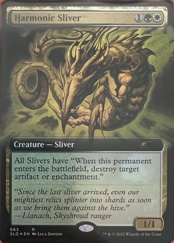 Harmonic Sliver (Extended Art) [Secret Lair Drop Promos] | Tabernacle Games