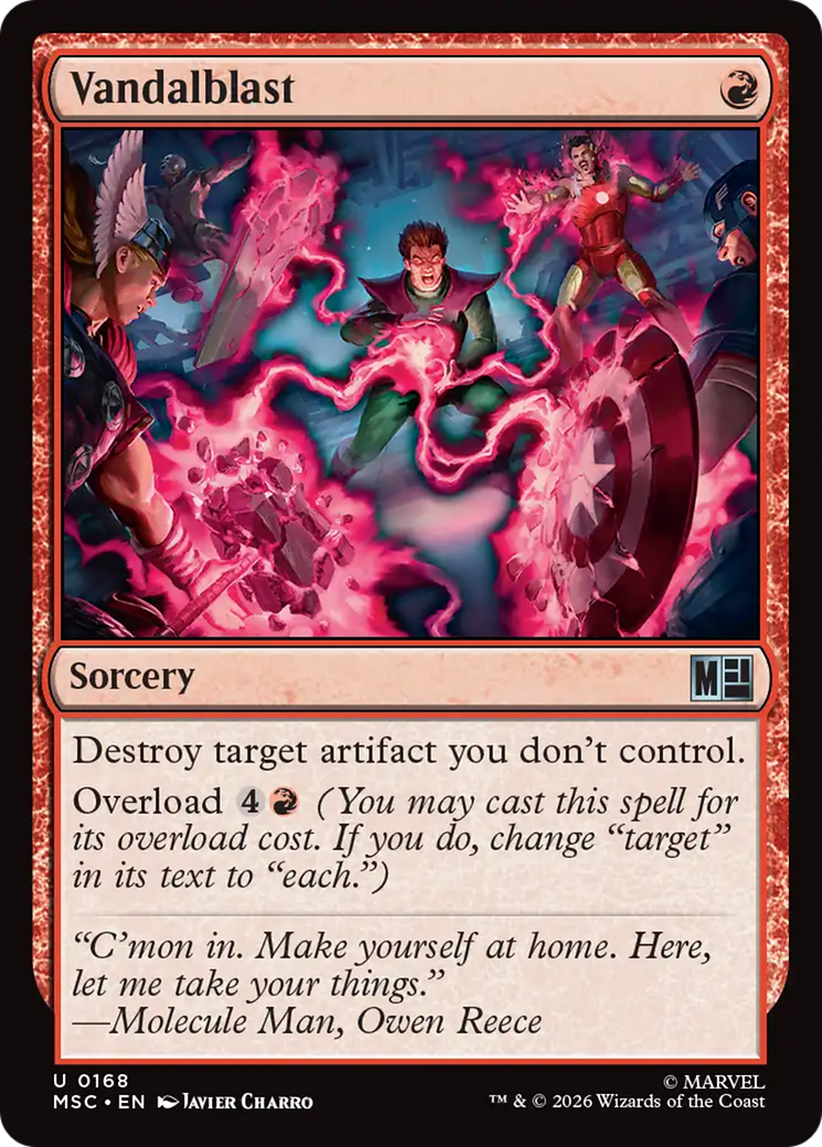 Vandalblast (Surge Foil) [Marvel Super Heroes Commander] | Tabernacle Games