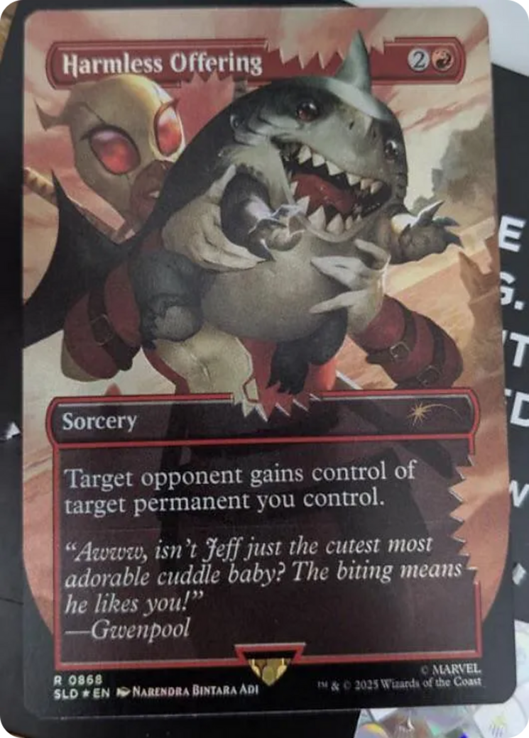 Harmless Offering (Rainbow Foil) [Secret Lair Drop Series] | Tabernacle Games