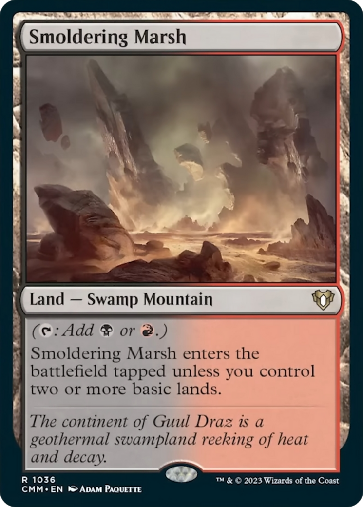 Smoldering Marsh [Commander Masters] | Tabernacle Games