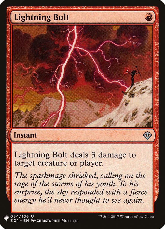 Lightning Bolt [Mystery Booster] | Tabernacle Games