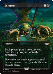 Exhume (Borderless) [Duskmourn: House of Horror Commander] | Tabernacle Games