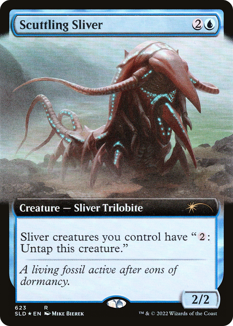 Scuttling Sliver (Extended Art) [Secret Lair Drop Promos] | Tabernacle Games