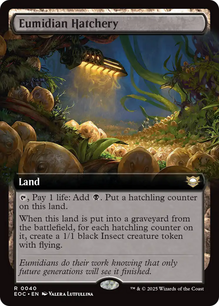 Eumidian Hatchery (Extended Art) [Edge of Eternities Commander] | Tabernacle Games