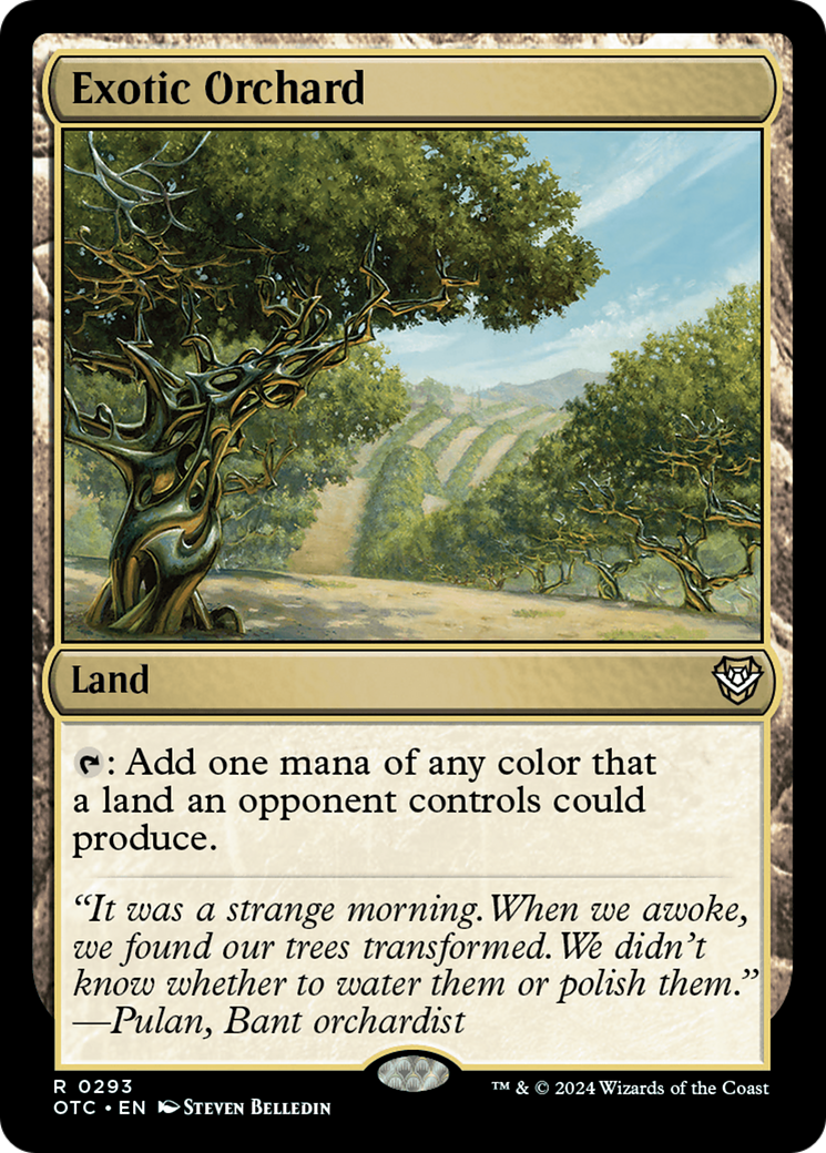 Exotic Orchard [Outlaws of Thunder Junction Commander] | Tabernacle Games