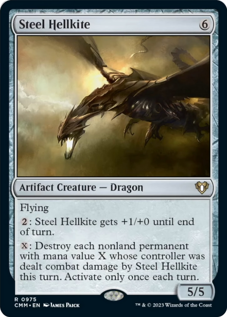 Steel Hellkite [Commander Masters] | Tabernacle Games