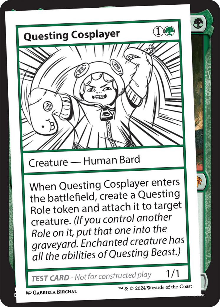 Questing Cosplayer [Mystery Booster 2 Playtest Cards] | Tabernacle Games