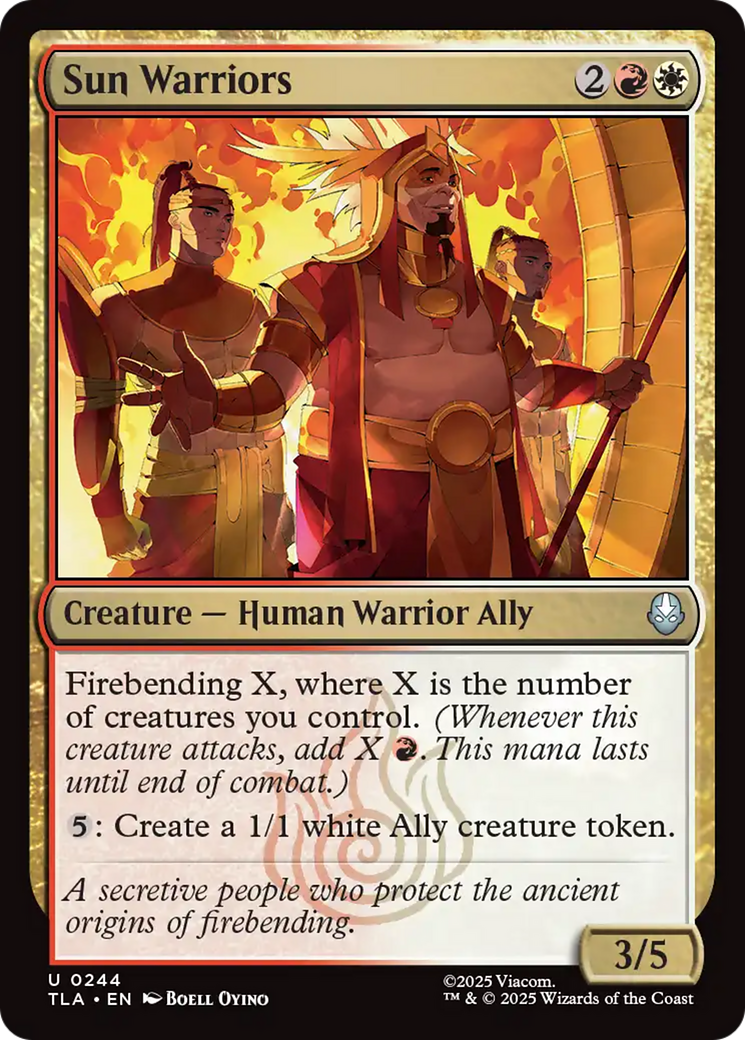 Sun warriors [Avatar: The Last Airbender] | Tabernacle Games