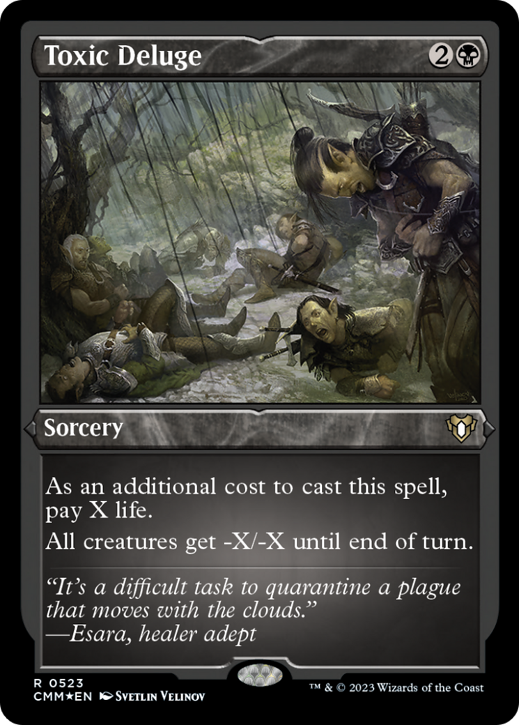 Toxic Deluge (Foil Etched) [Commander Masters] | Tabernacle Games