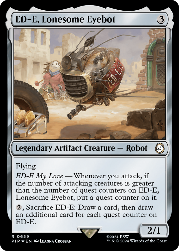 ED-E, Lonesome Eyebot (Surge Foil) [Fallout] | Tabernacle Games