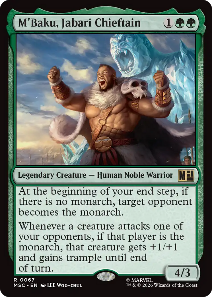 M'Baku, Jabari Chieftain [Marvel Super Heroes Commander] | Tabernacle Games