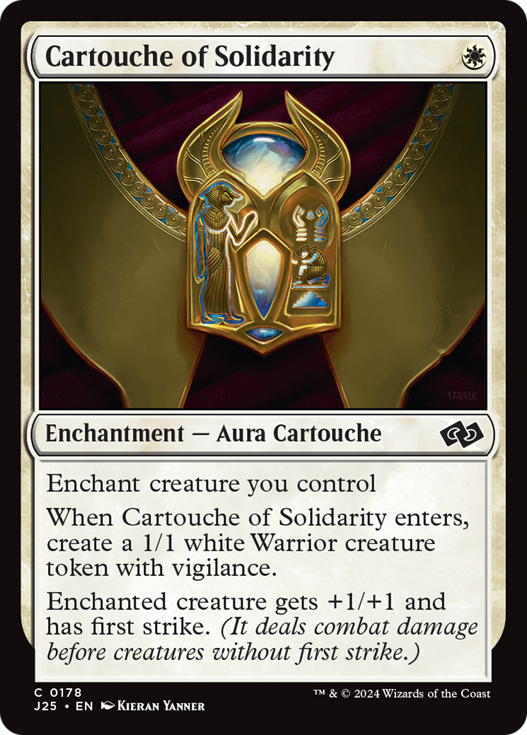 Cartouche of Solidarity [Foundations Jumpstart] | Tabernacle Games