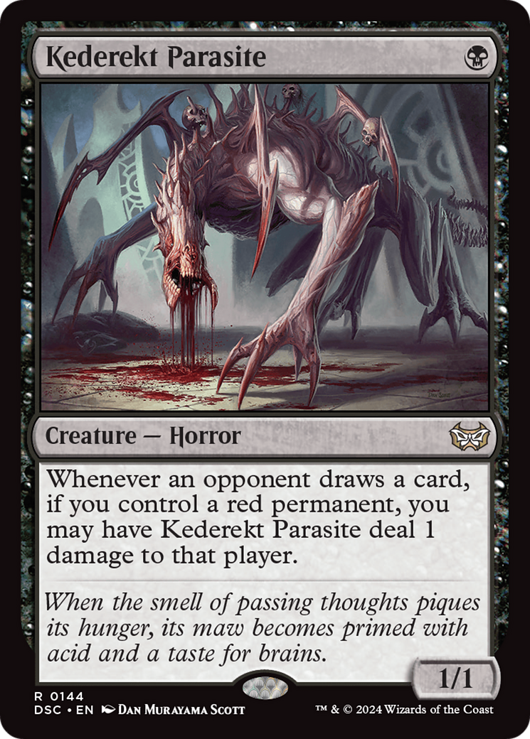 Kederekt Parasite [Duskmourn: House of Horror Commander] | Tabernacle Games