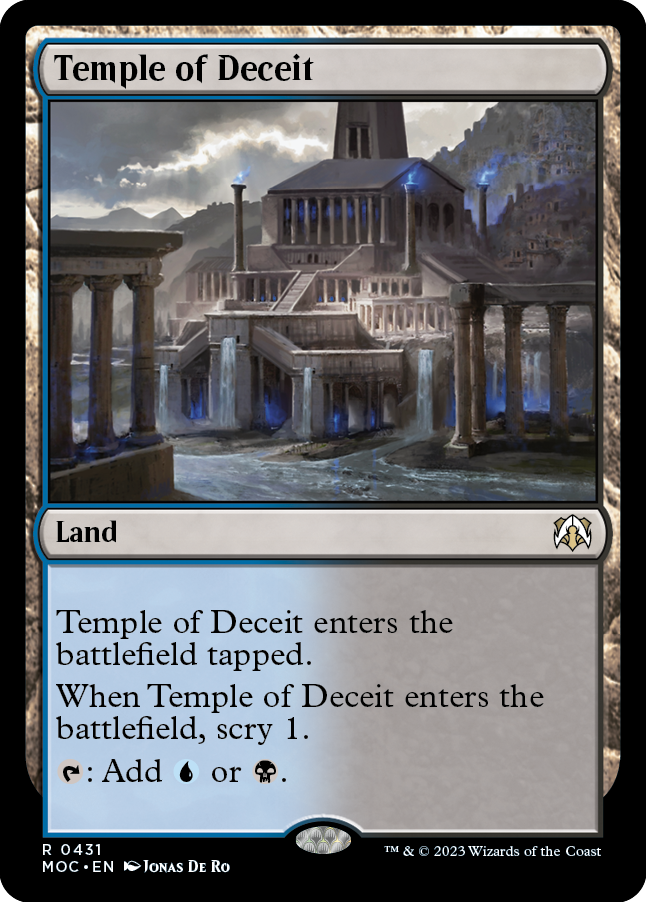 Temple of Deceit [March of the Machine Commander] | Tabernacle Games