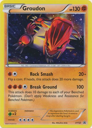 Groudon (XY52) (Jumbo Card) [XY: Black Star Promos] | Tabernacle Games