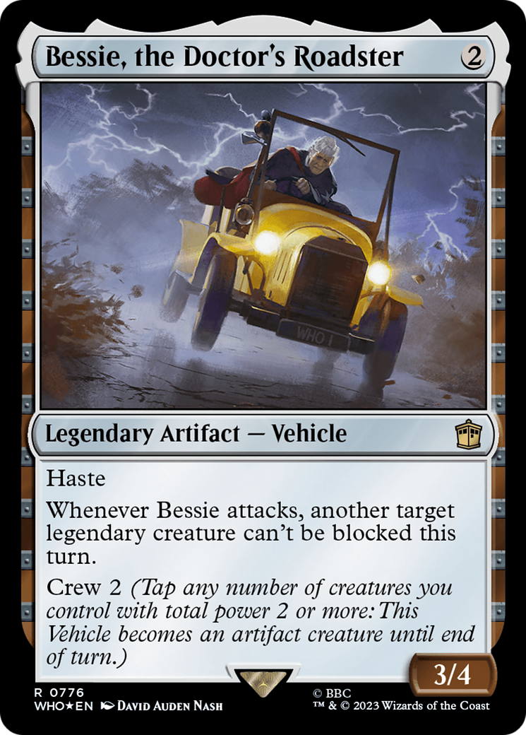 Bessie, the Doctor's Roadster (Surge Foil) [Doctor Who] | Tabernacle Games