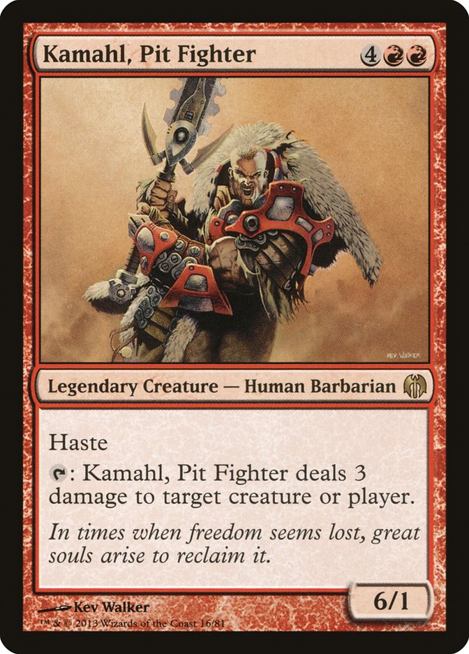 Kamahl, Pit Fighter [Duel Decks: Heroes vs. Monsters] | Tabernacle Games