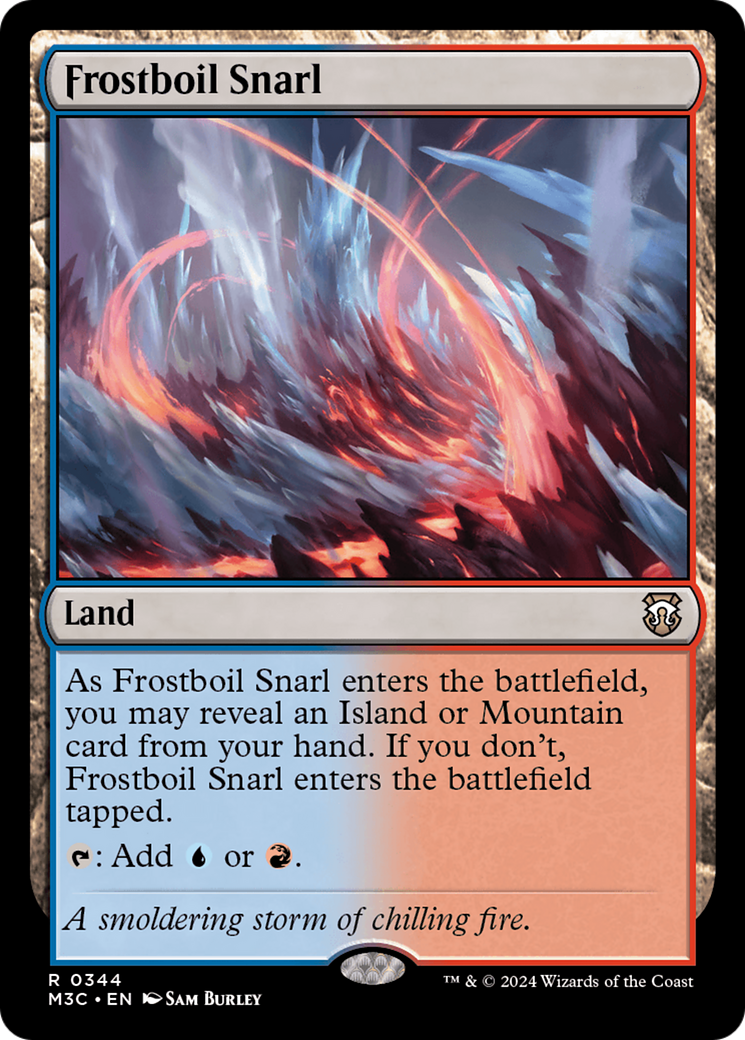 Frostboil Snarl (Ripple Foil) [Modern Horizons 3 Commander] | Tabernacle Games