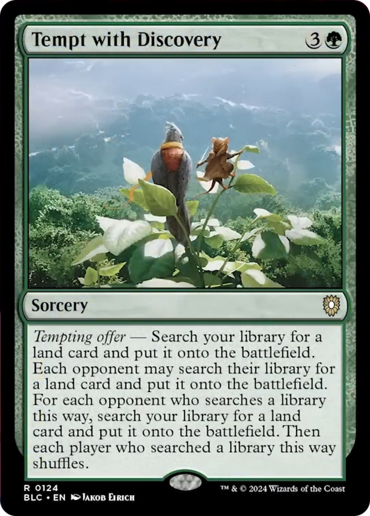 Tempt with Discovery [Bloomburrow Commander] | Tabernacle Games