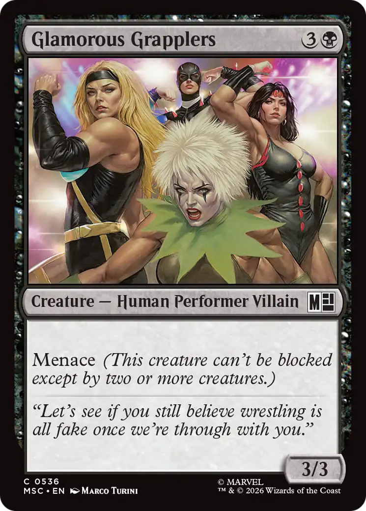 Glamorous Grapplers [Marvel Super Heroes Commander] | Tabernacle Games