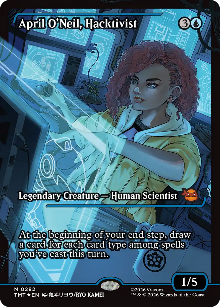 April O'Neil, Hacktivist (0282) (Showcase) [Teenage Mutant Ninja Turtles] | Tabernacle Games