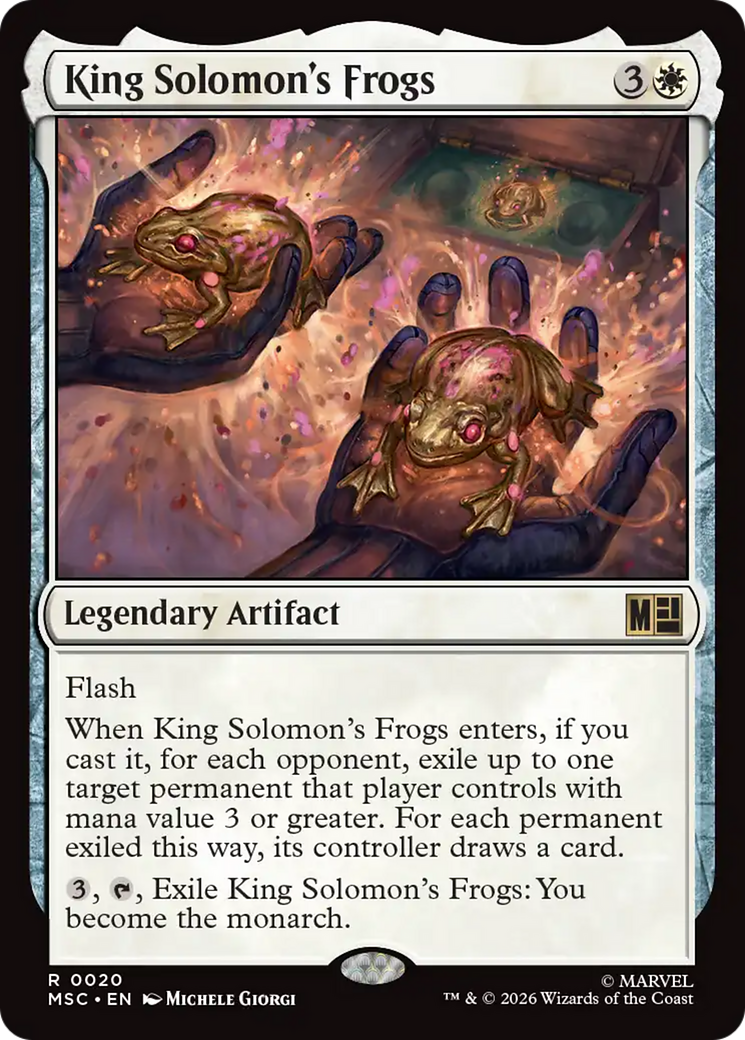 King Solomon's Frogs (Surge Foil) [Marvel Super Heroes Commander] | Tabernacle Games