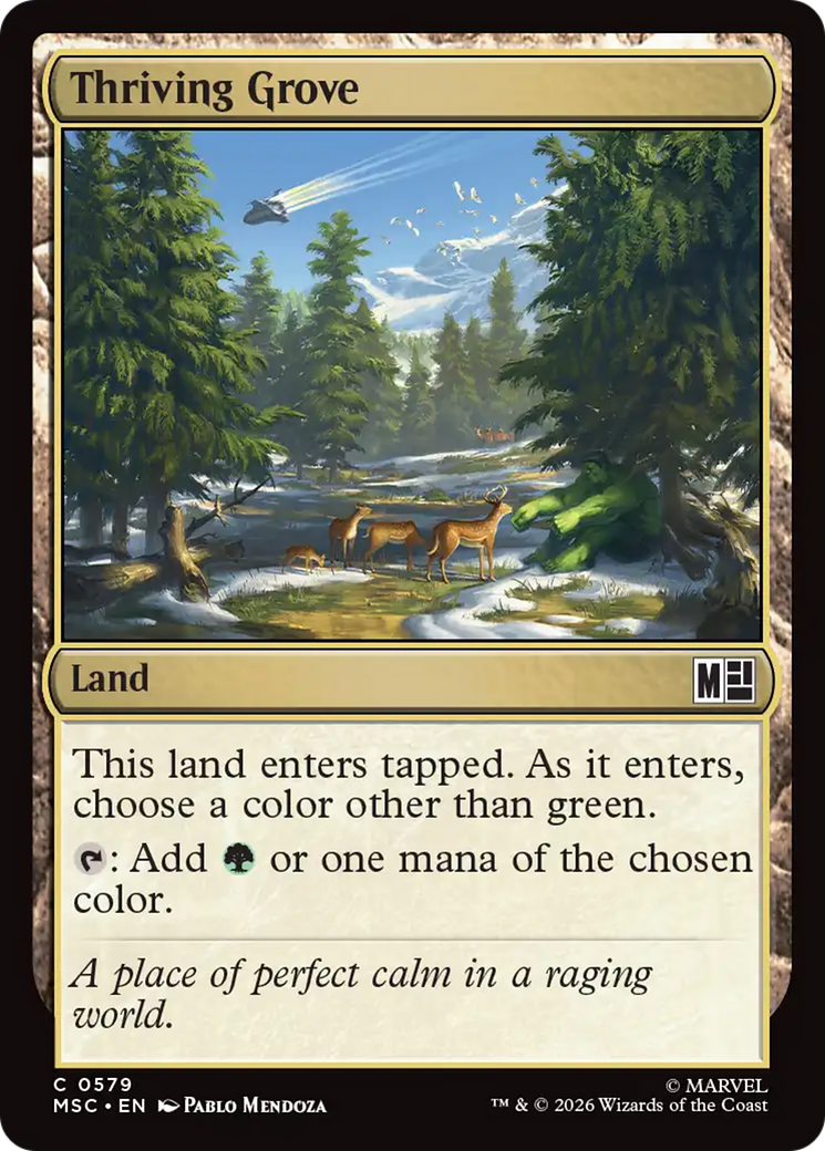 Thriving Grove [Marvel Super Heroes Commander] | Tabernacle Games