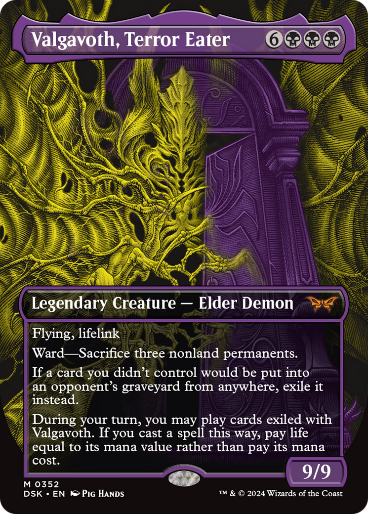 Valgavoth, Terror Eater (Showcase) [Duskmourn: House of Horror] | Tabernacle Games