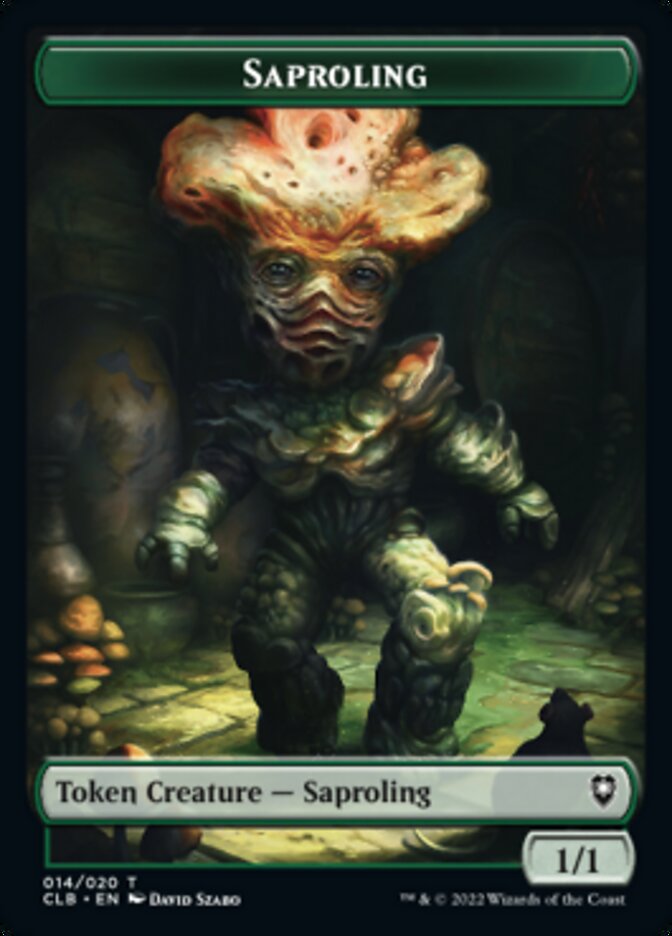 Saproling Token [Commander Legends: Battle for Baldur's Gate Tokens] | Tabernacle Games