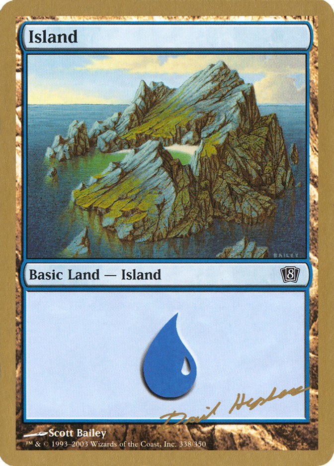 Island (dh338) (Dave Humpherys) [World Championship Decks 2003] | Tabernacle Games