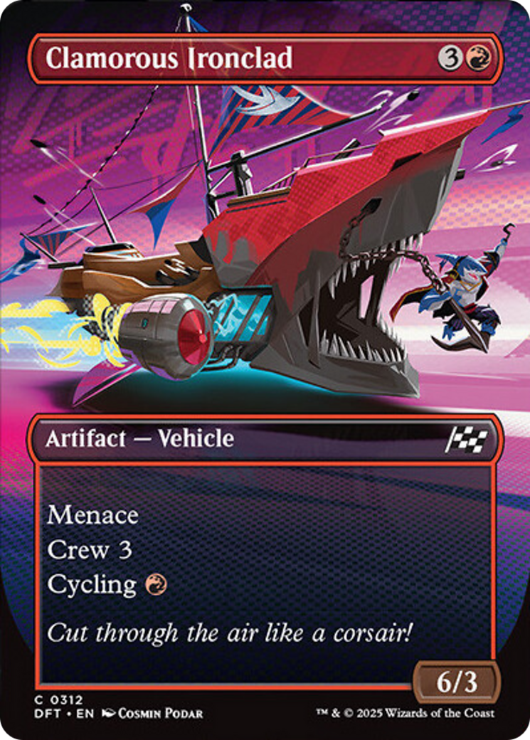 Clamorous Ironclad (Borderless) [Aetherdrift] | Tabernacle Games