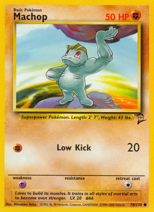 Machop (78/130) [Base Set 2] | Tabernacle Games
