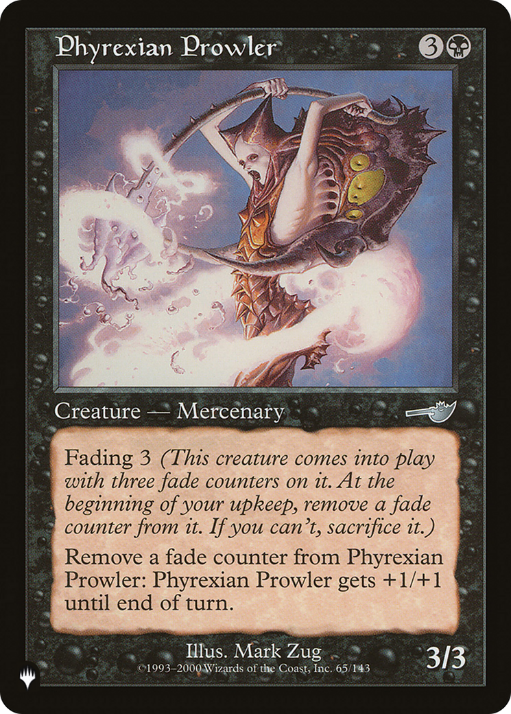 Phyrexian Prowler [The List] | Tabernacle Games