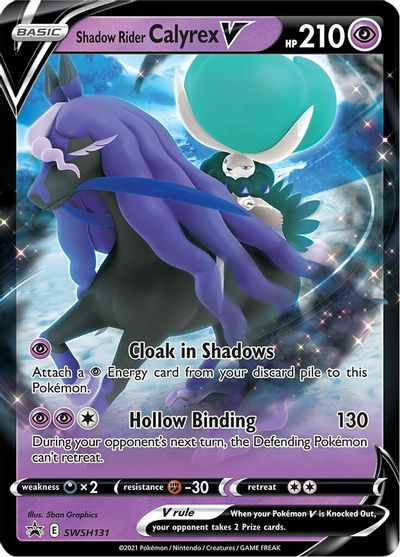 Shadow Rider Calyrex V (SWSH131) [Sword & Shield: Black Star Promos] | Tabernacle Games