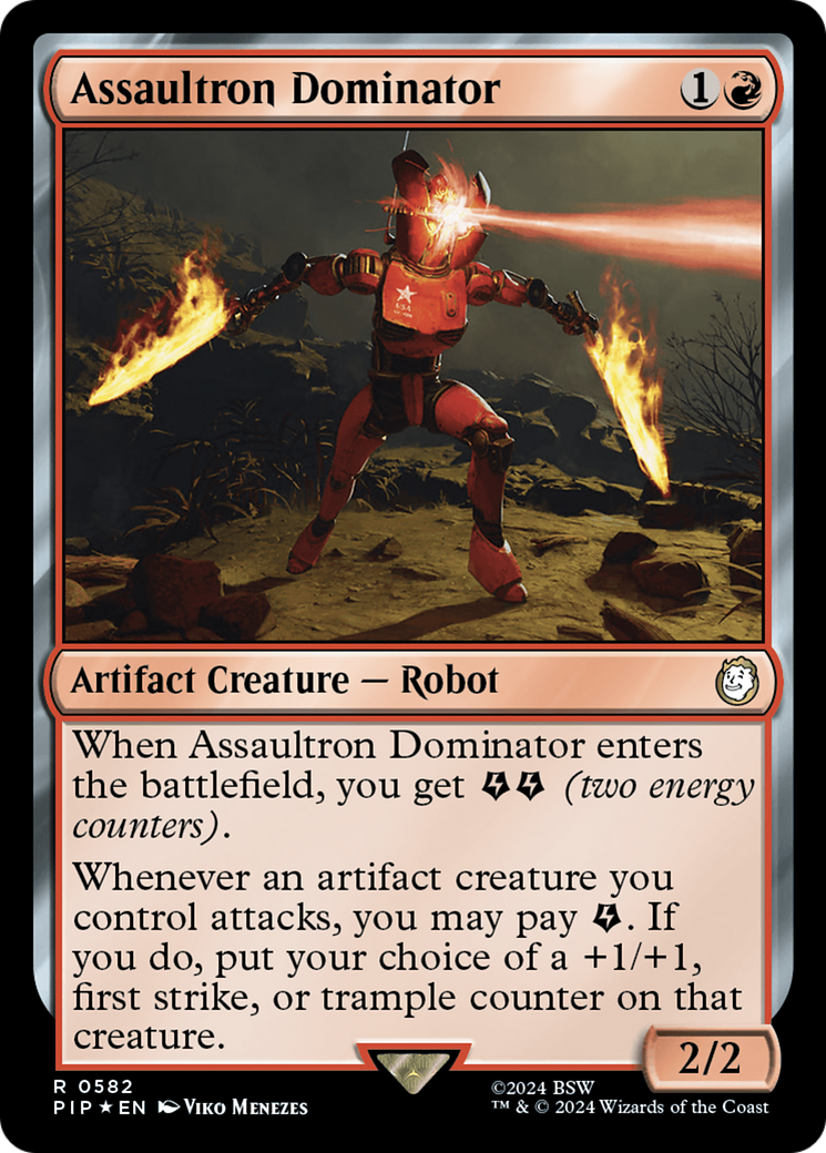 Assaultron Dominator (Surge Foil) [Fallout] | Tabernacle Games