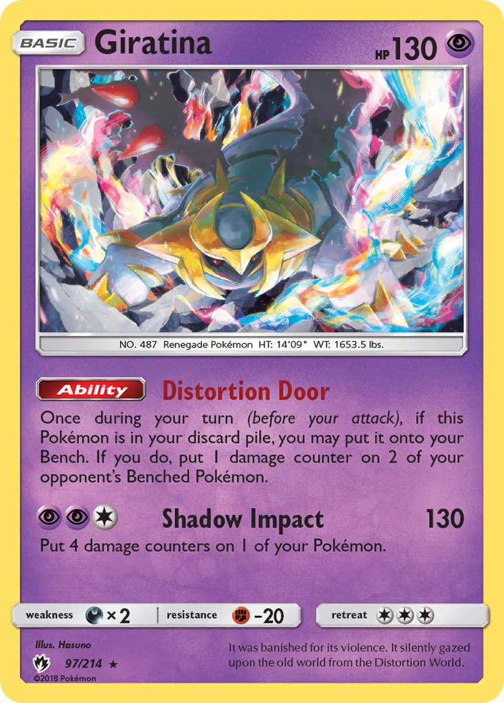 Giratina (97/214) (Theme Deck Exclusive) [Sun & Moon: Lost Thunder] | Tabernacle Games
